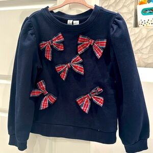 Janie and jack holiday sweater 5 worn once